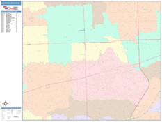 Dearborn Heights Digital Map Color Cast Style
